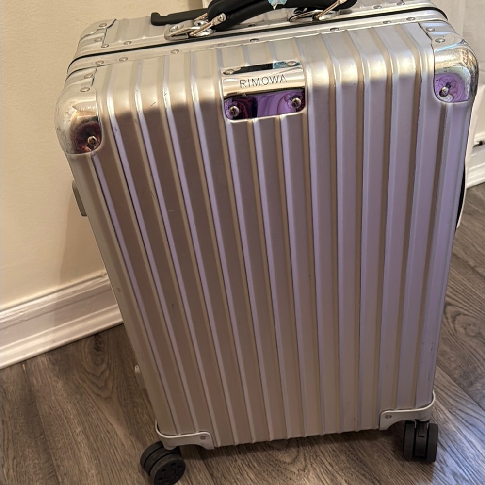 RIMOWA Silver Aluminum Suitcase